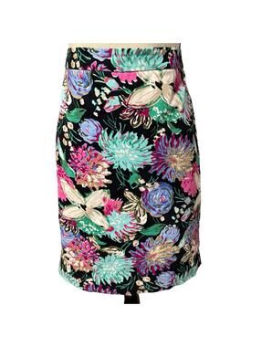 J. Crew Floral Print Pencil Skirt Size 6